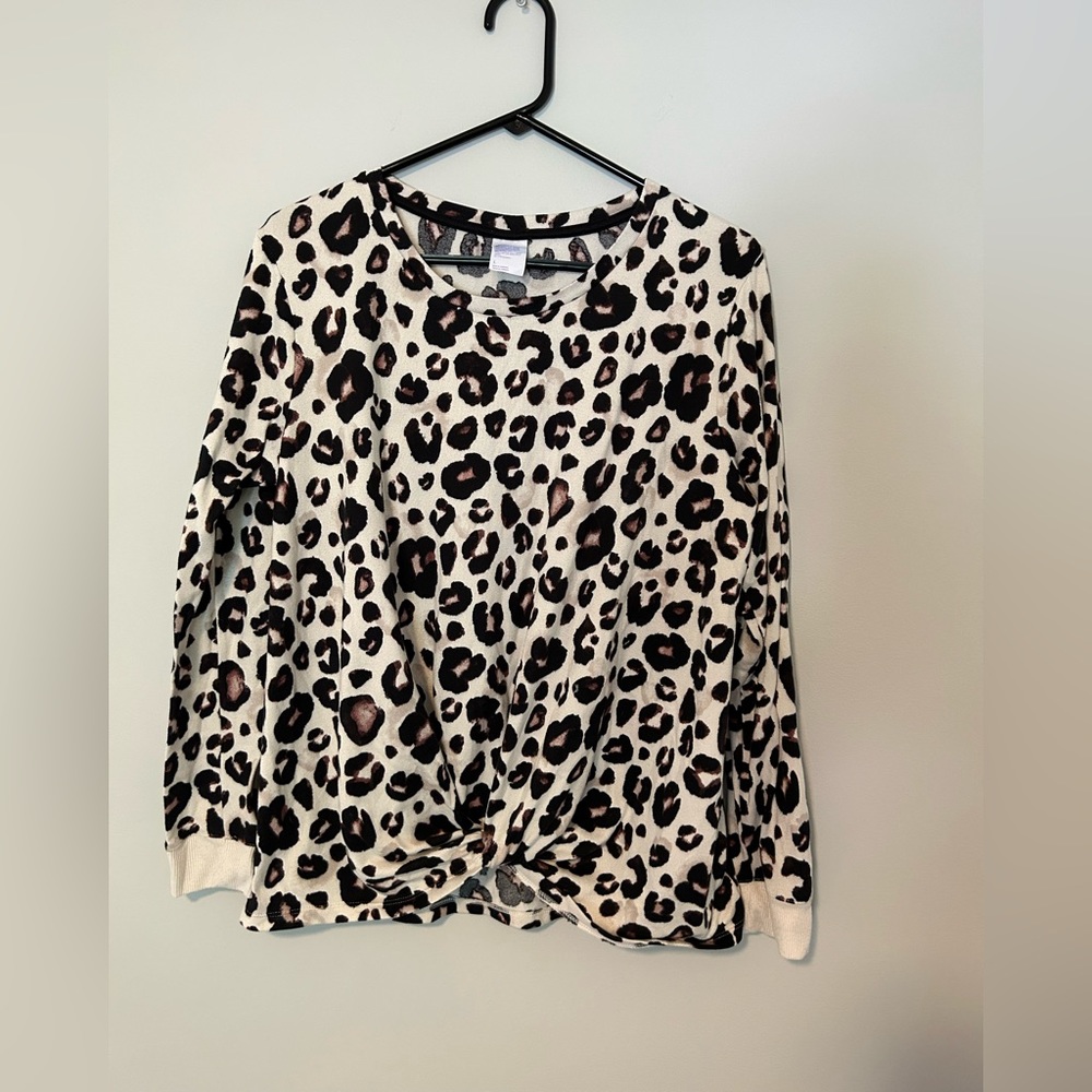 Comfy cheetah print PJs